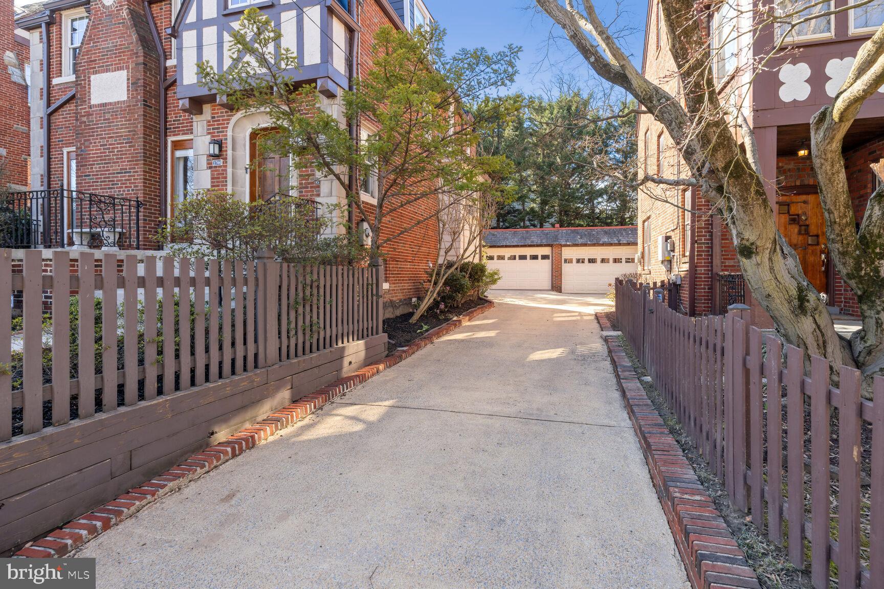 2706 Military Road Northwest Washington, DC 20015 - Photo 29 of 33 Driveway and 2 car garage