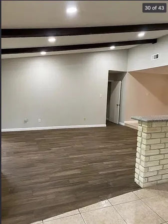 a view of wooden floor