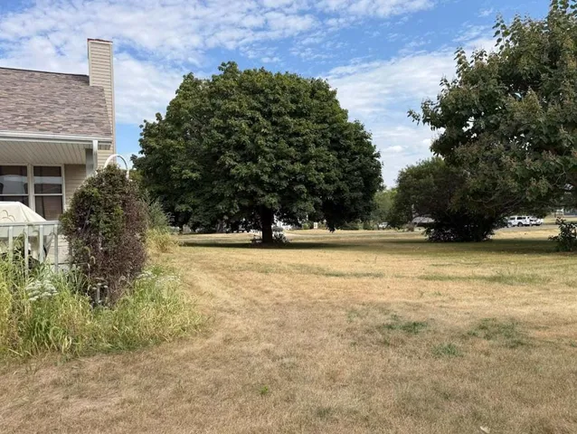 a view of outdoor space with trees