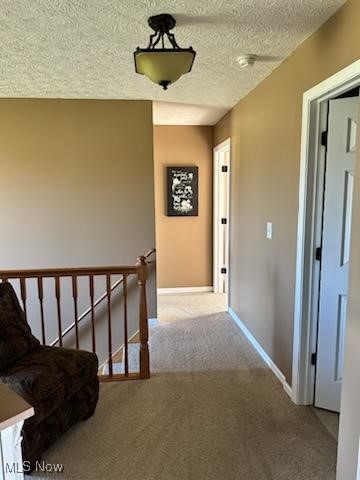 2761 Omega Road Greenwich, OH 44837 - Photo 24 of 50 Corridor featuring carpet and a textured ceiling