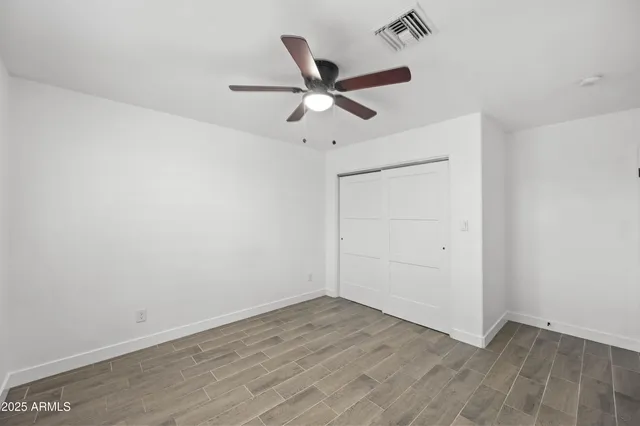 wooden floor in an empty room