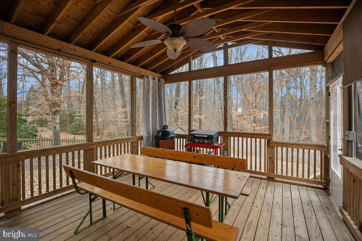 650 Small Reward Road Huntingtown, MD 20639 - Photo 19 of 21 a view of a porch with wooden floor