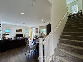 a large kitchen with cabinets