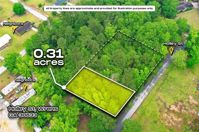 $9,700 | 0 Holley Road, Wrens, GA 30833