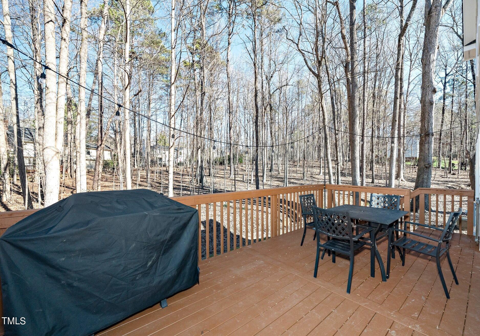 832 Bromley Way Raleigh, NC 27615 - Photo 20 of 24 Bromley Ko 18 Deck and Woods