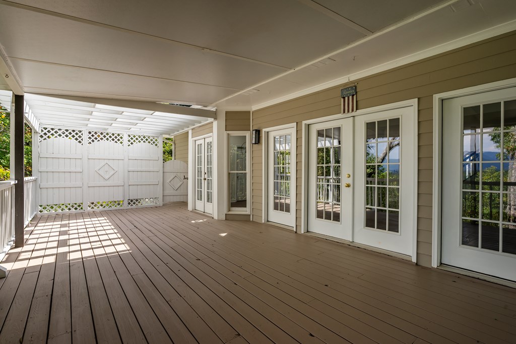 1265 Hunters Ridge Jasper, GA 30143 - Photo 23 of 50 a view of a balcony with wooden floor