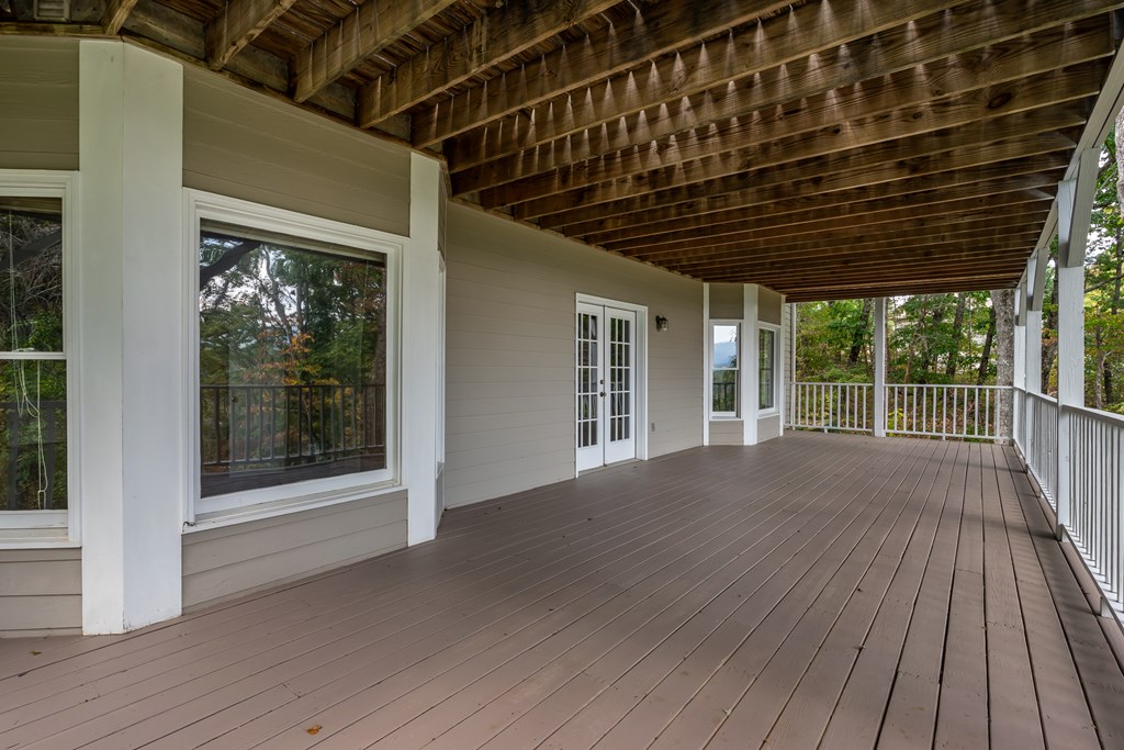1265 Hunters Ridge Jasper, GA 30143 - Photo 37 of 50 a view of backyard with wooden floor