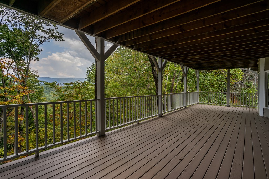 1265 Hunters Ridge Jasper, GA 30143 - Photo 38 of 50 a view of balcony with wooden floor