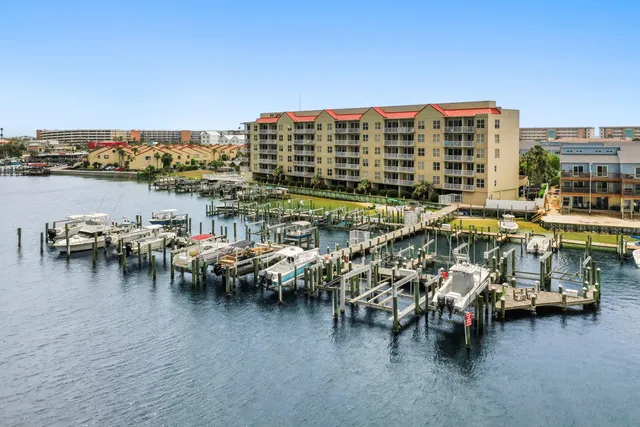 a view of a city with tall buildings