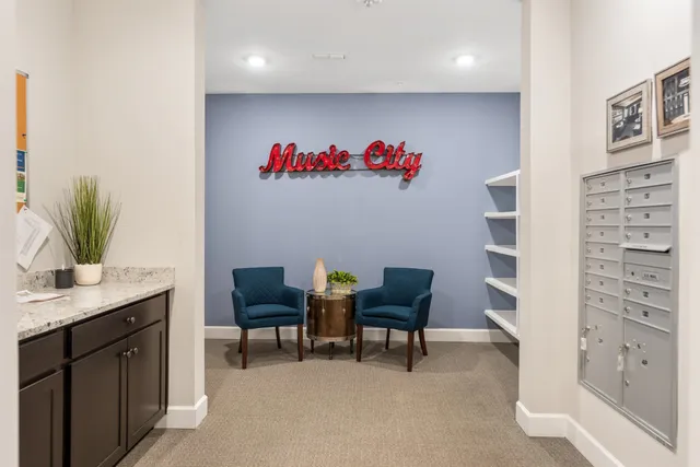 a view of kitchen with cabinets