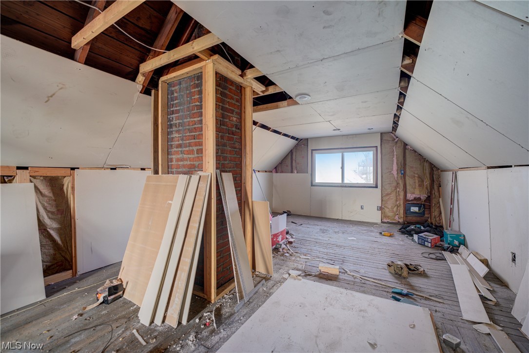 14202 Glenside Road Cleveland, OH 44110 - Photo 29 of 41 View of unfinished attic