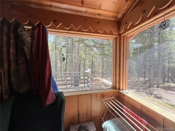 a view of sky from window