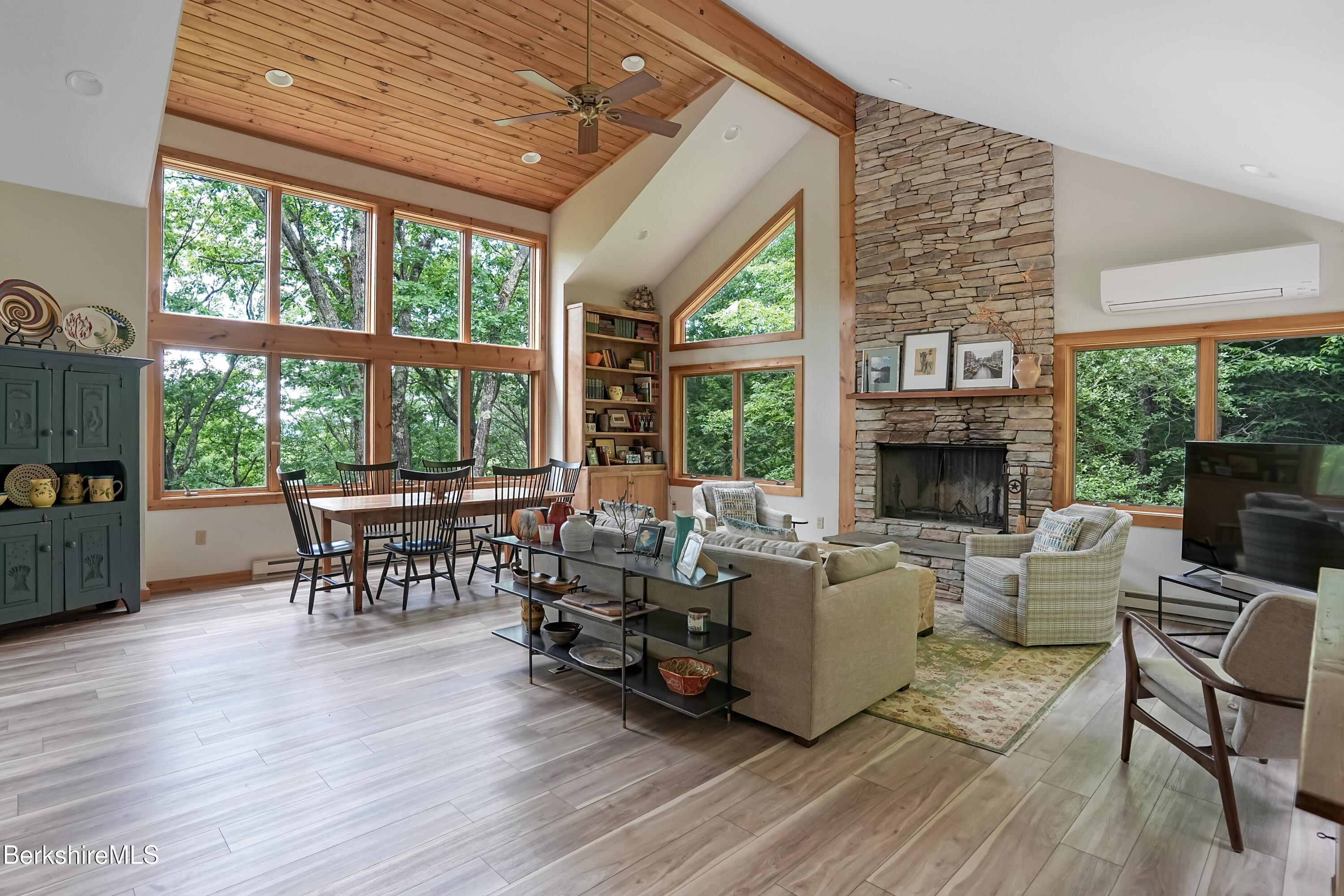120 Hupi Road Monterey, MA 01245 - Photo 16 of 41 LIVING AND DINING ROOM