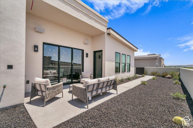 2761 West Lava Hls Road Santa Clara, UT 84765 - Photo 20 of 53 View of patio / terrace with an outdoor living space