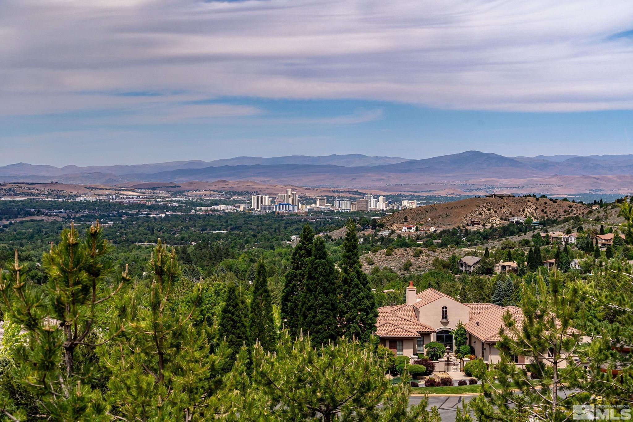 90 Hawken Road Reno, NV 89519 - Photo 35 of 40 an aerial view of residential houses with outdoor space and trees