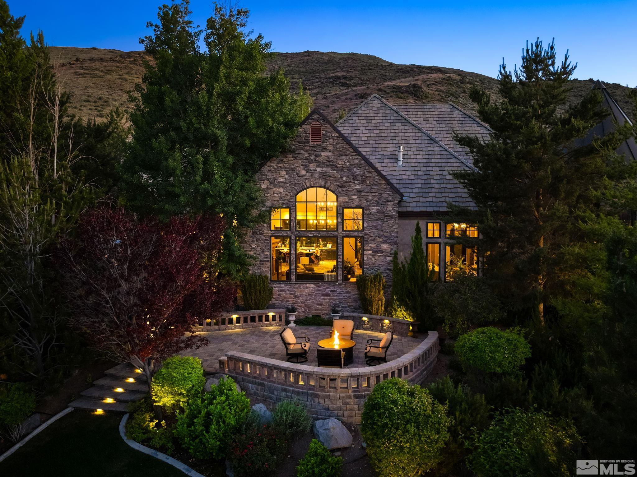 90 Hawken Road Reno, NV 89519 - Photo 36 of 40 a view of a swimming pool with a garden