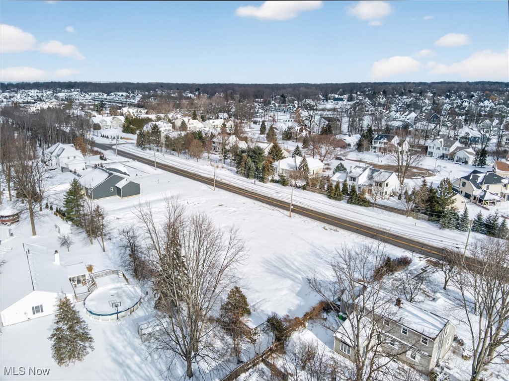 550 Lear Road Avon Lake, OH 44012 - Photo 5 of 12 Snowy aerial view with a residential view