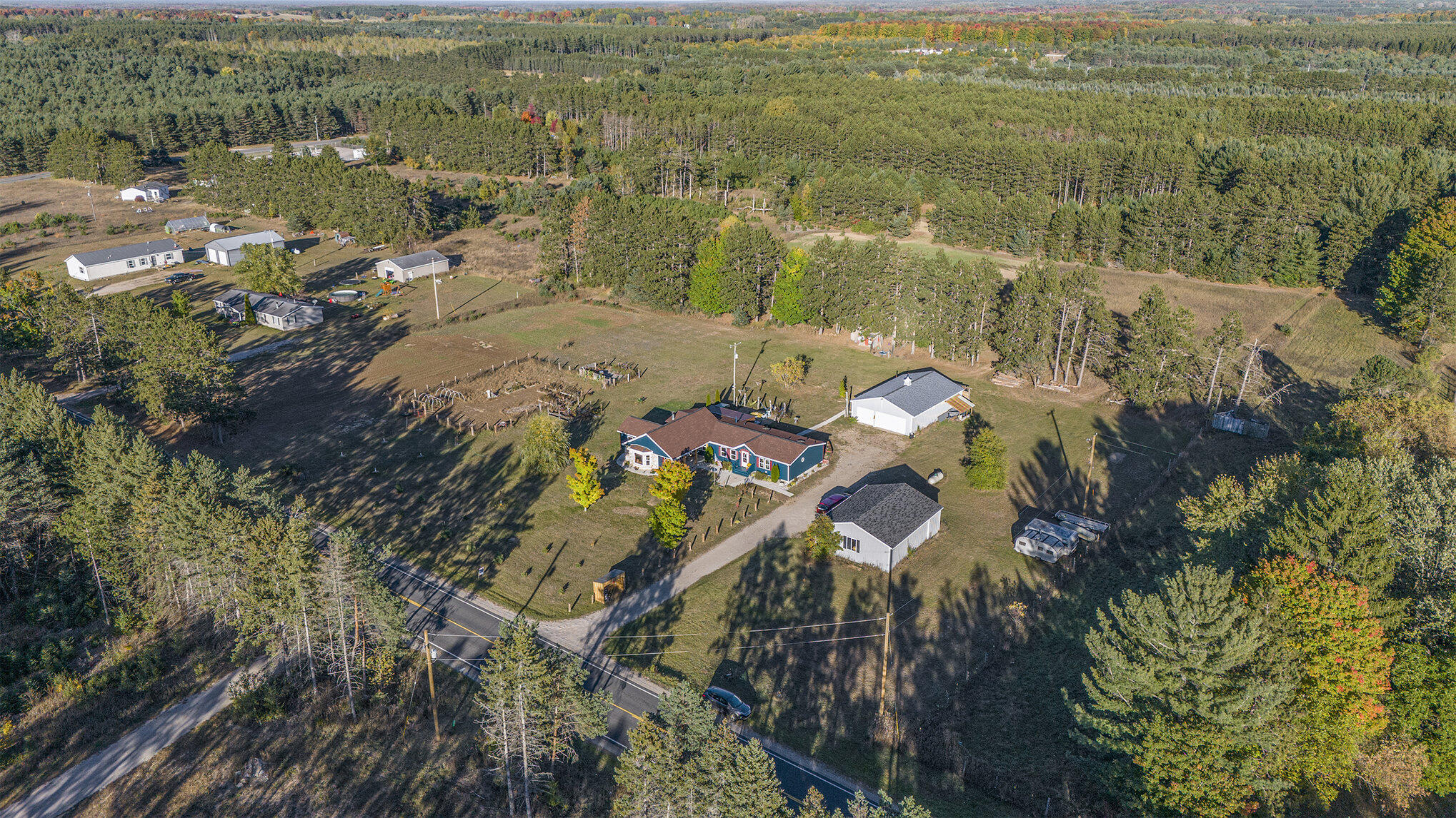 10225 Summit City Road Kingsley, MI 49649 - Photo 58 of 60 Aerial view