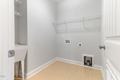 a view of a livingroom with a chandelier