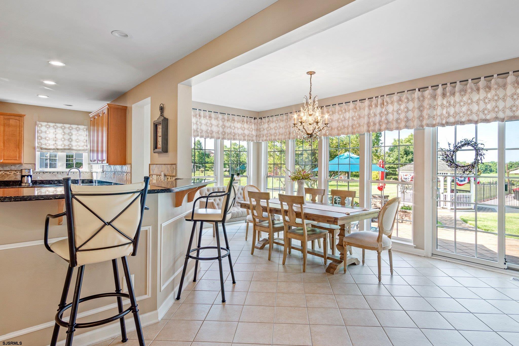 109 Quail Ridge Way Mickleton, NJ 08056 - Photo 37 of 59 a view of a dining room with furniture window and outside view