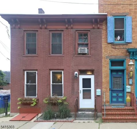 a view of a brick building