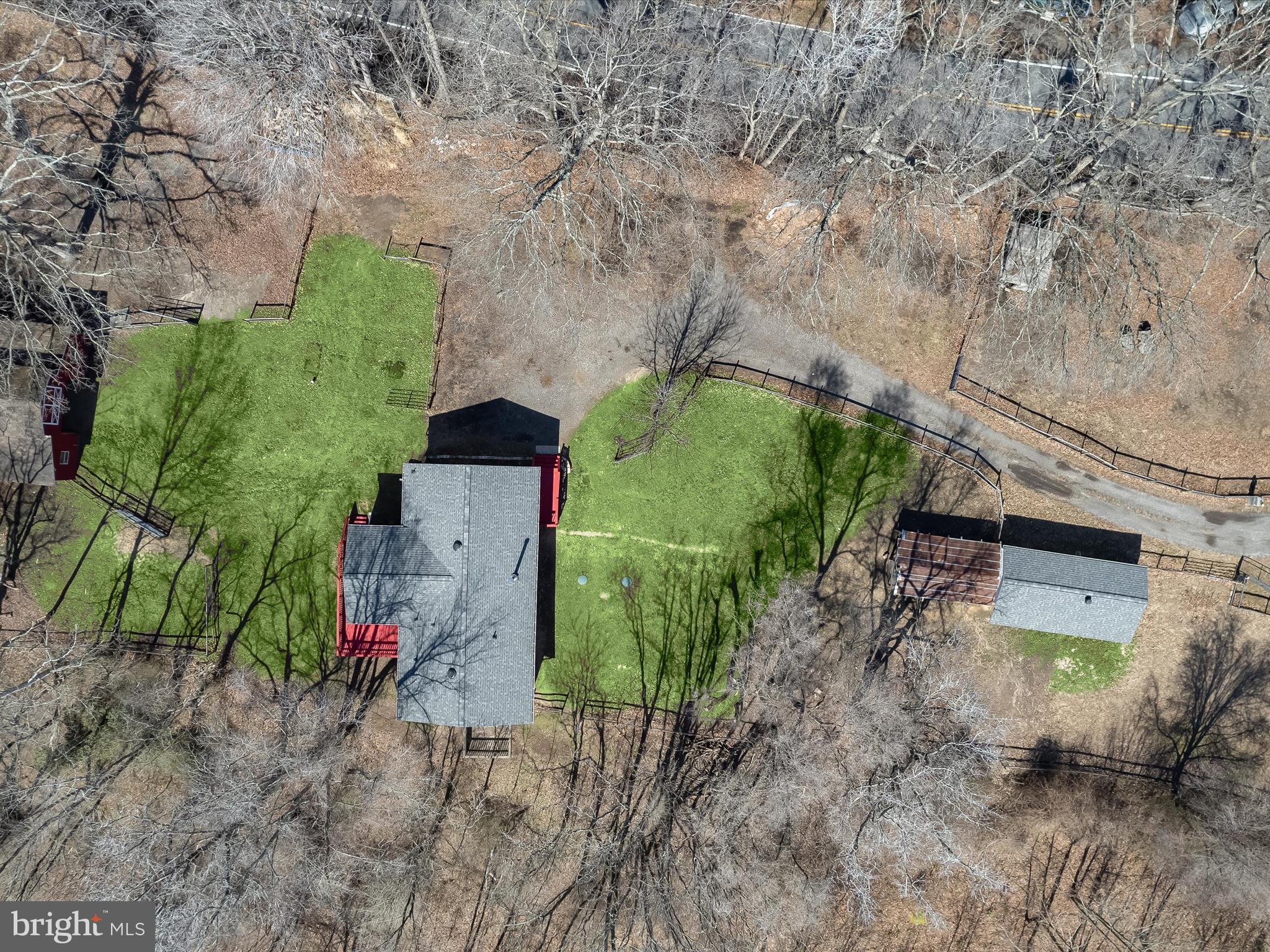 1970 Lower Marlboro Road Huntingtown, MD 20639 - Photo 74 of 81 an aerial view of a house with a yard and large tree