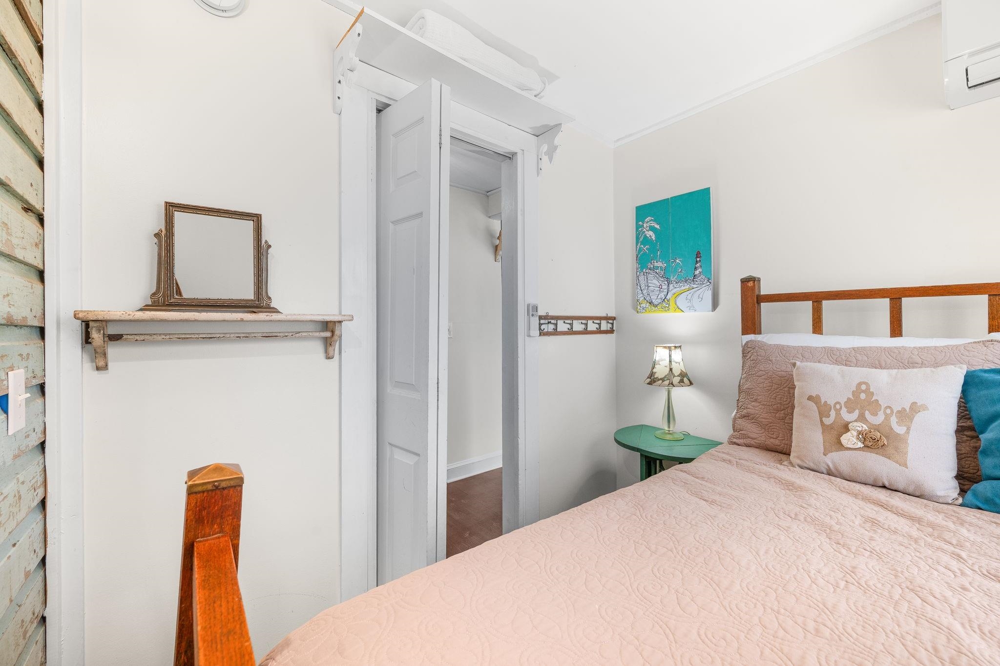 73 Kings Ferry Way St. Augustine, FL 32084 - Photo 47 of 71 a bedroom with a bed and wooden floor