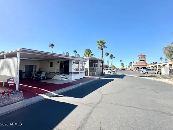 a view of a house with entertaining space