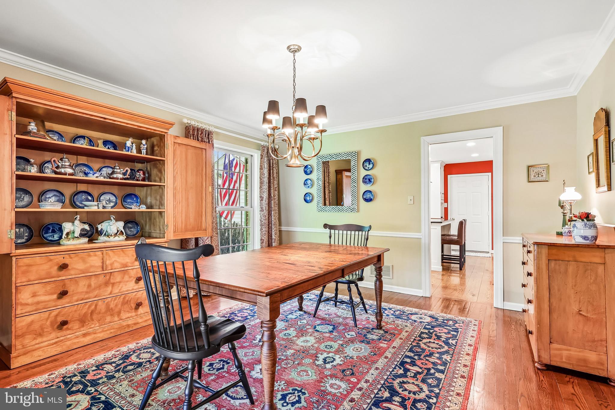 104 Somerset Road Wilmington, DE 19803 - Photo 12 of 75 Formal dining room with hardwood and wainscotting