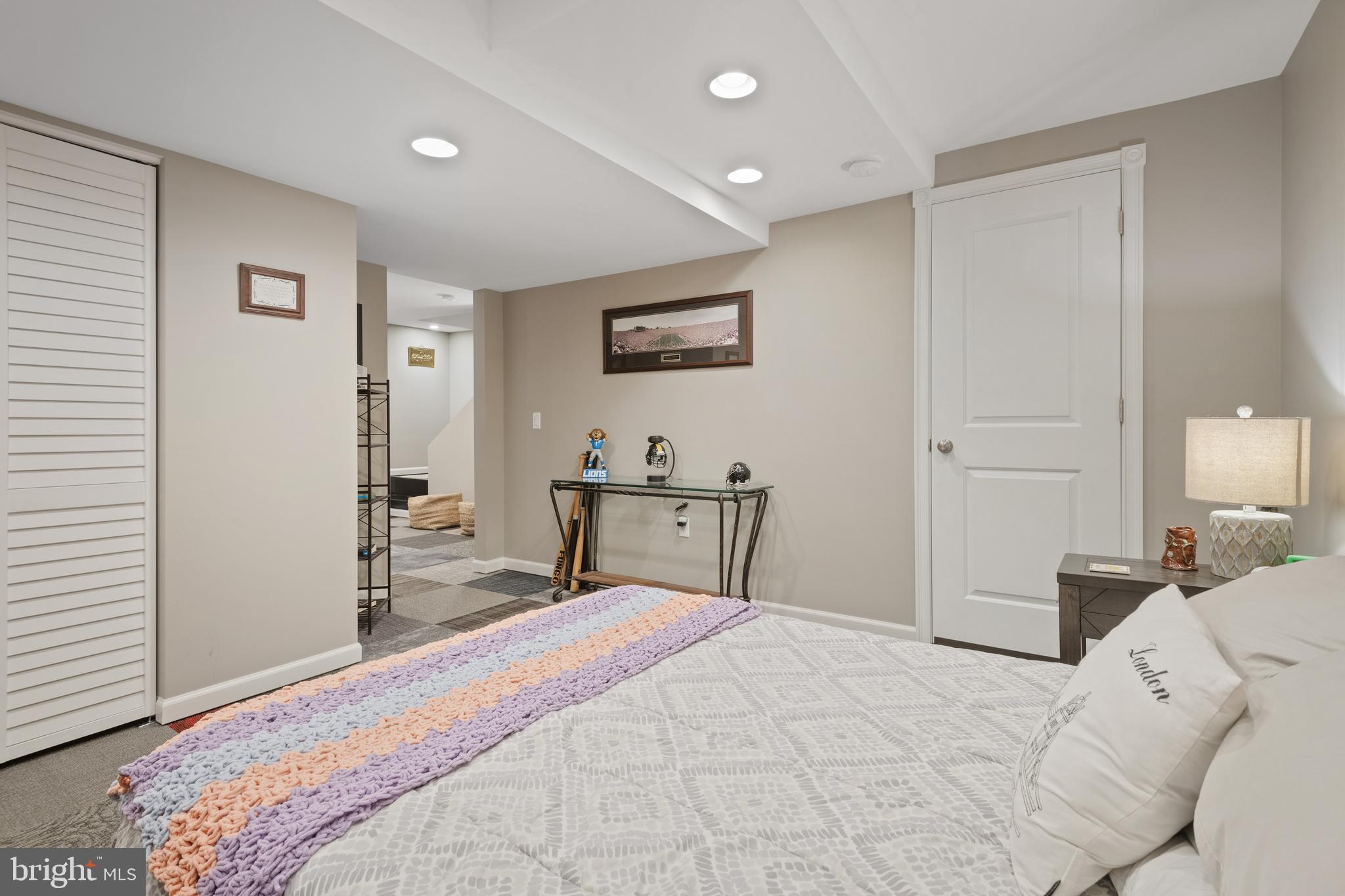 1156 Siddonsburg Road Mechanicsburg, PA 17055 - Photo 47 of 58 a bedroom with a bed and a view of kitchen