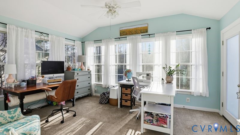14607 Chatmoss Court Midlothian, VA 23112 - Photo 13 of 41 a view of a livingroom with workspace and a window