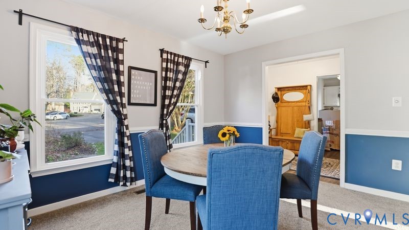 14607 Chatmoss Court Midlothian, VA 23112 - Photo 14 of 41 a view of a dining room with furniture and window