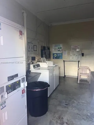 a room with a cabinets and appliances