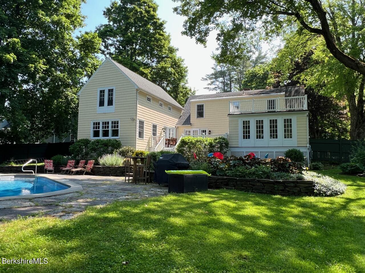 100 Old Stockbridge Road Lenox, MA 01240 - Photo 45 of 58 Rear View of House
