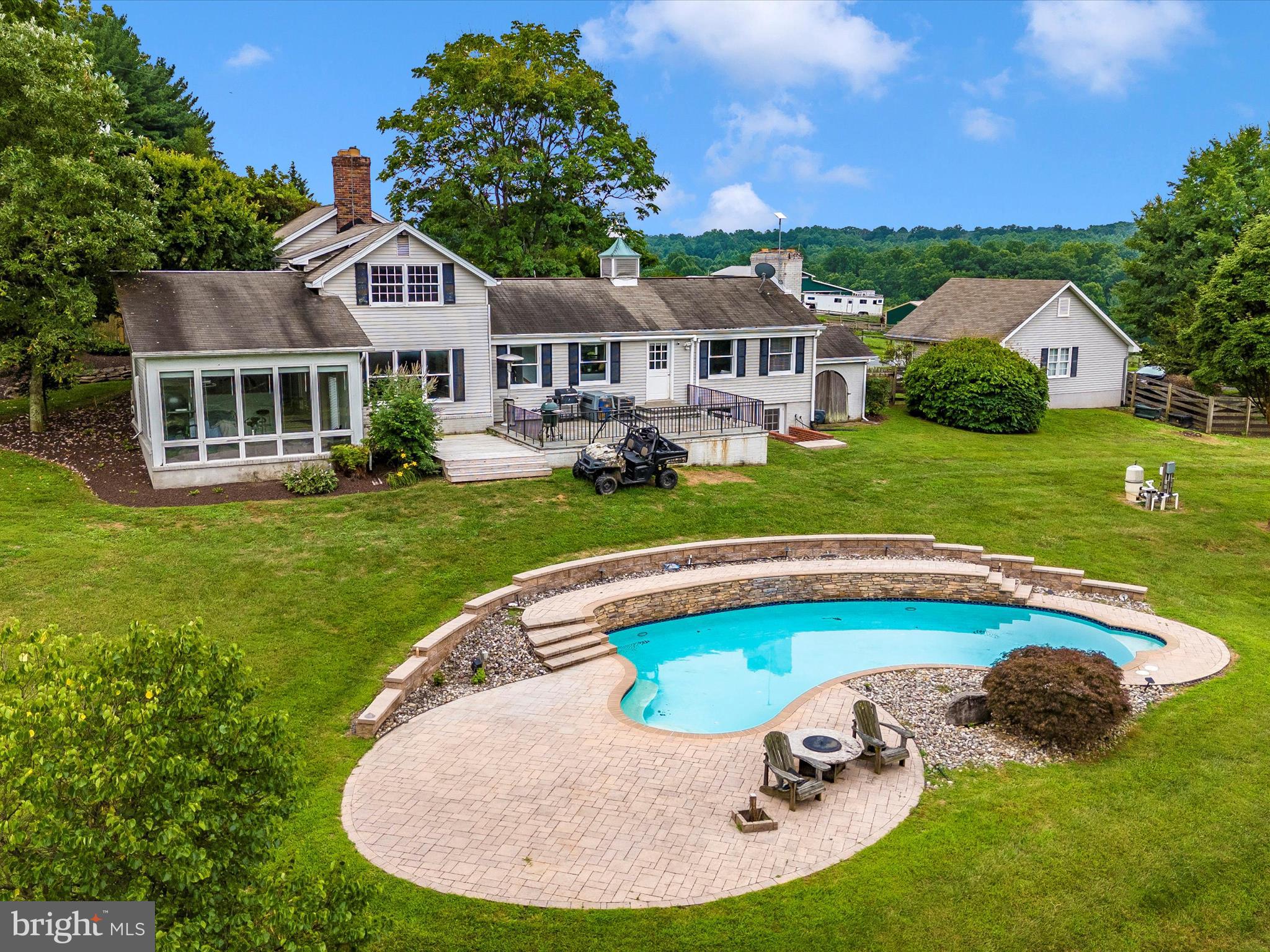 18608 Windsor Forest Road Mount Airy, MD 21771 - Photo 46 of 56 Aerial Back