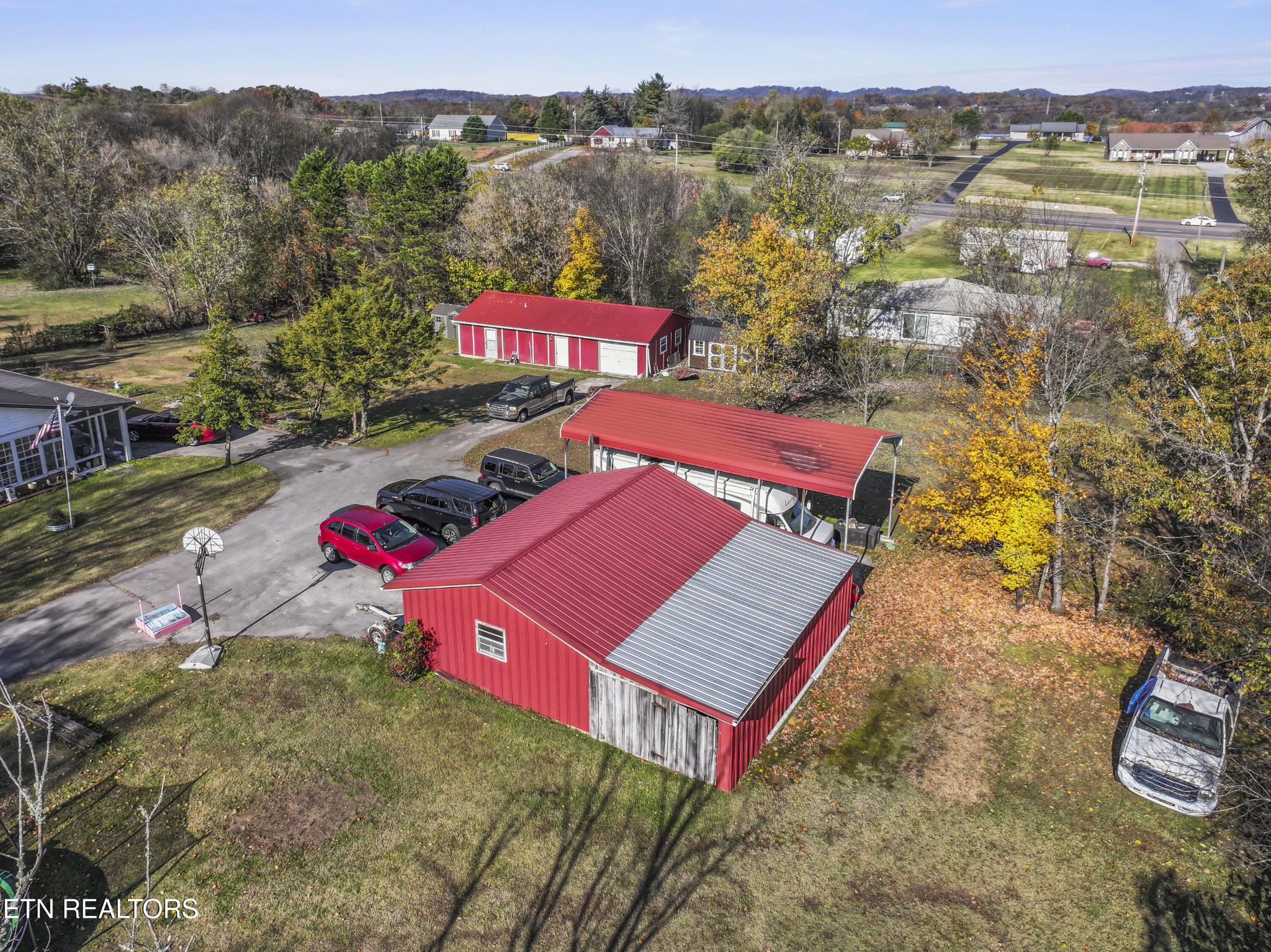 3856 Niles Ferry Road Greenback, TN 37742 - Photo 26 of 44 an aerial view of a house with an outdoor space