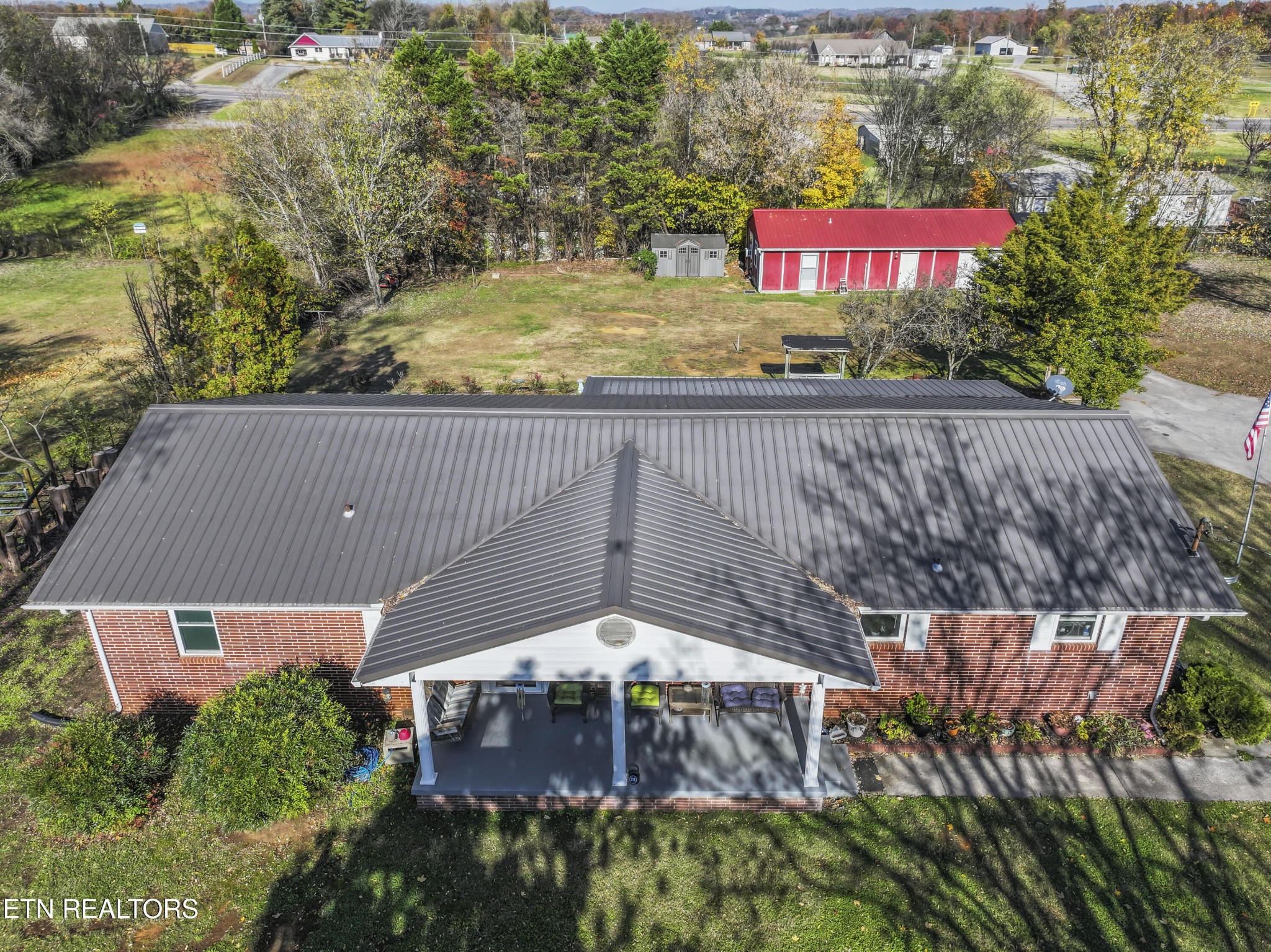 3856 Niles Ferry Road Greenback, TN 37742 - Photo 29 of 44 an aerial view of a house with a yard