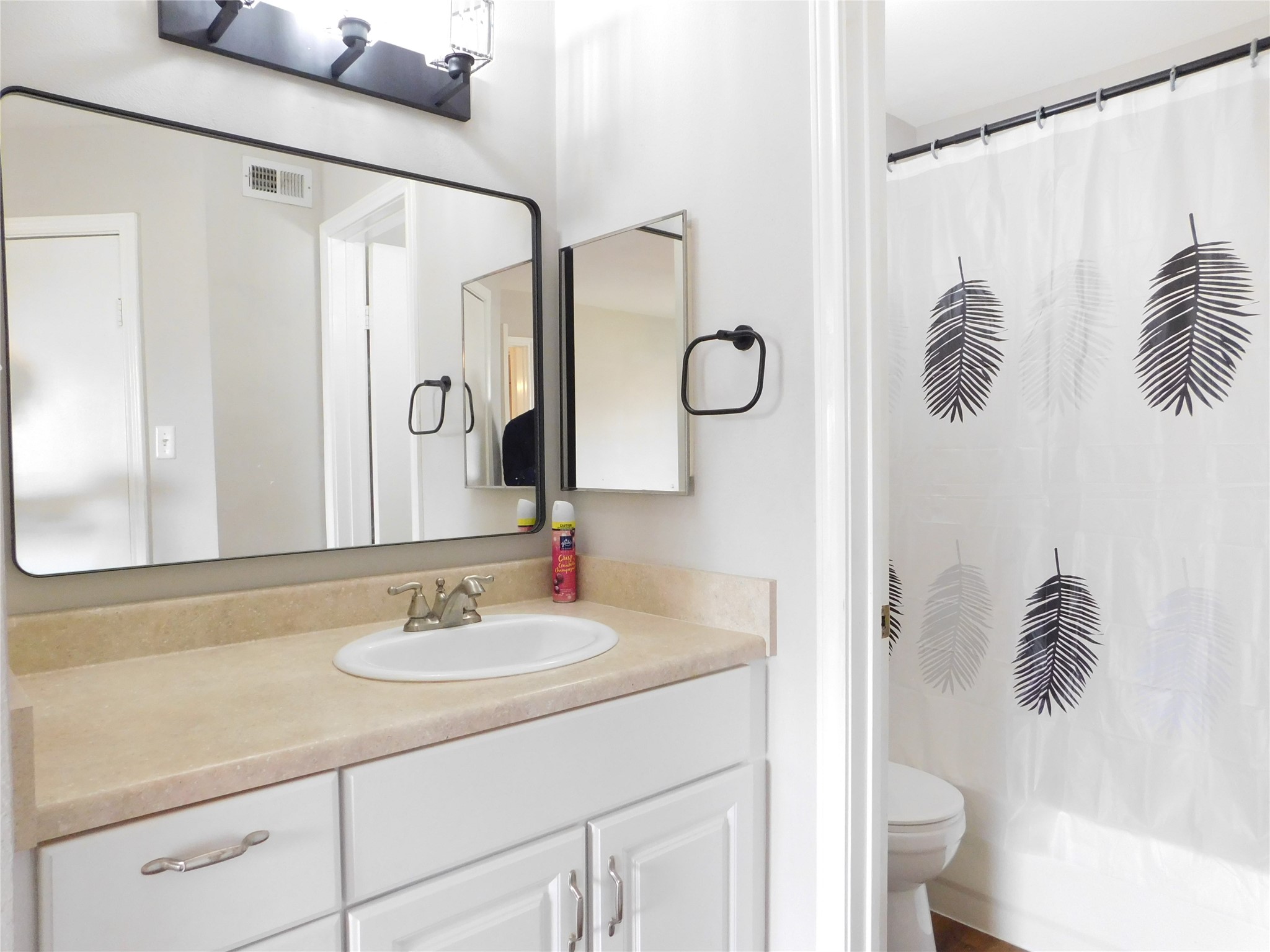 10101 South Gessner Road, Unit 912 Houston, TX 77071 - Photo 30 of 47 a bathroom with a sink and a mirror
