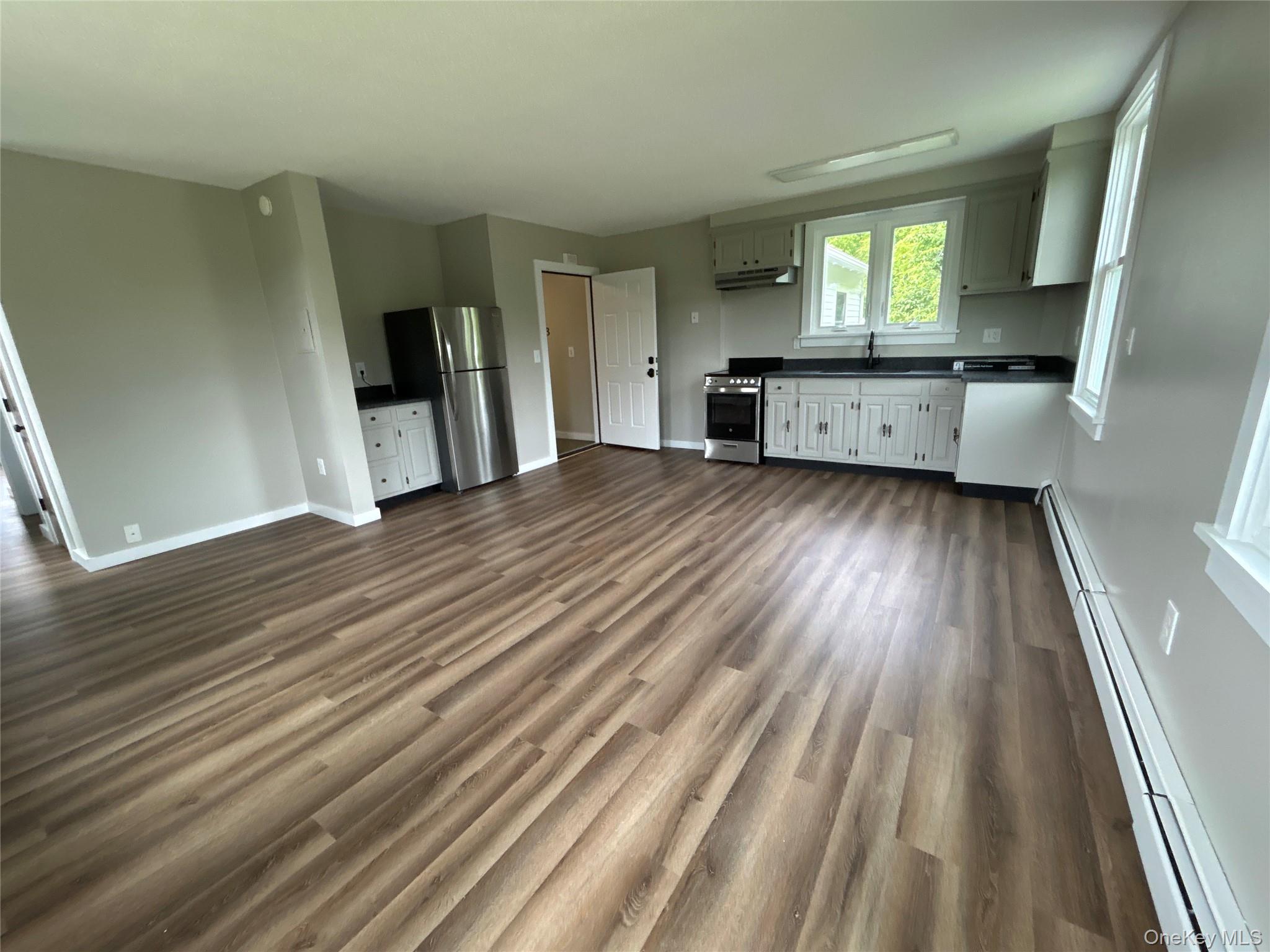 173 South Amenia Road, Unit 2 & 4 Amenia, NY 12501 - Photo 12 of 13 Second floor #4 - two bedroom apartment open concept view from living room, dining room into kitchen