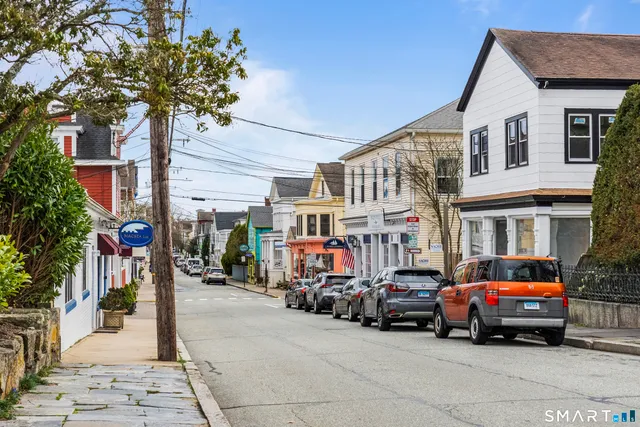 a car parked in front of a house