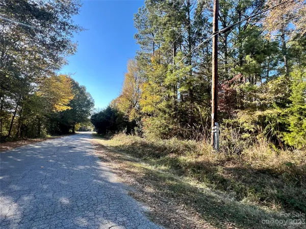 a view of a tree in front of a yard
