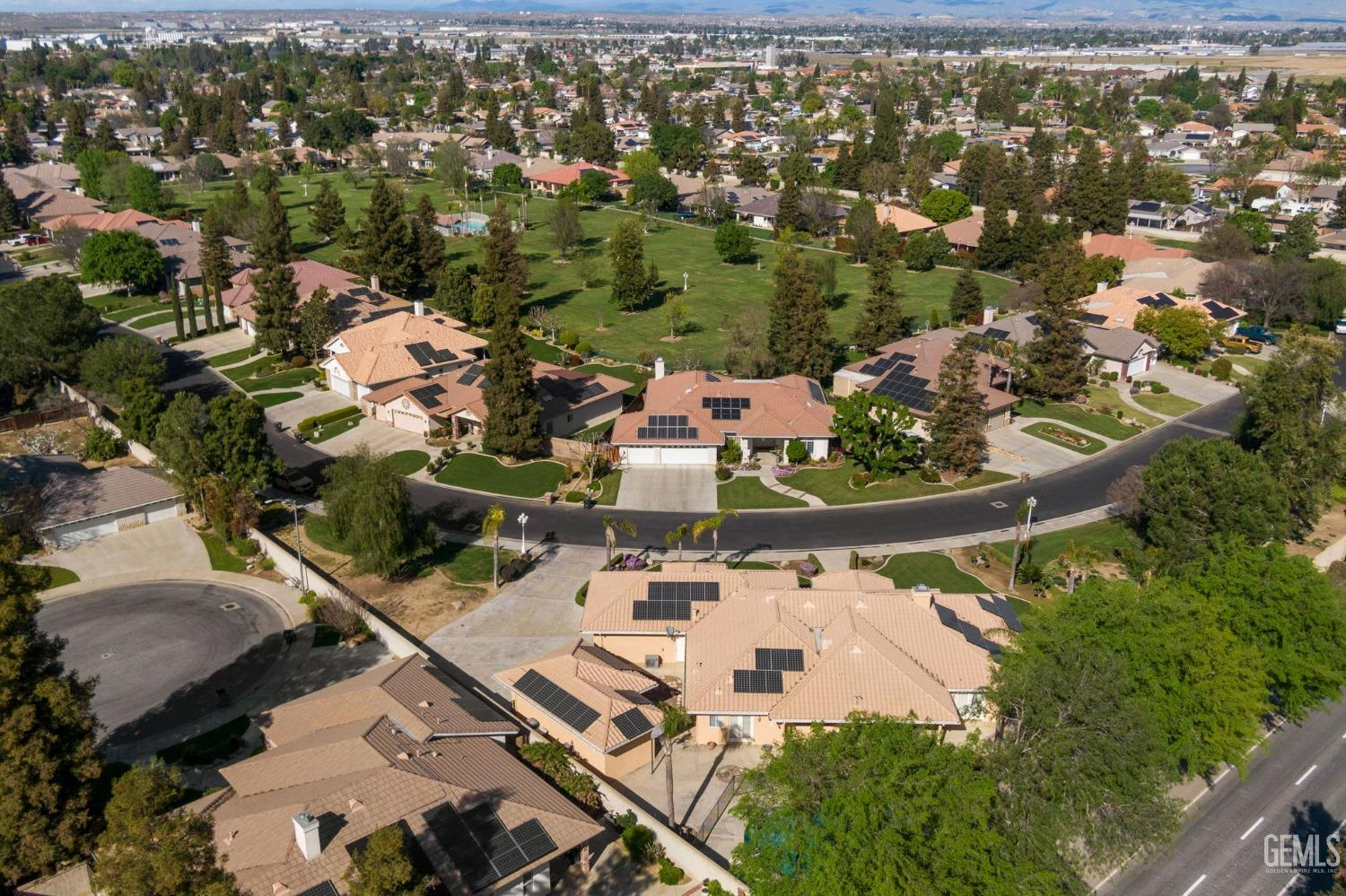 Undisclosed Address Bakersfield, CA 93308 - Photo 27 of 30 an aerial view of multiple houses with yard