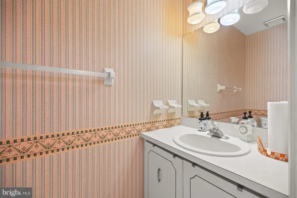 a view of a hallway view with staircase