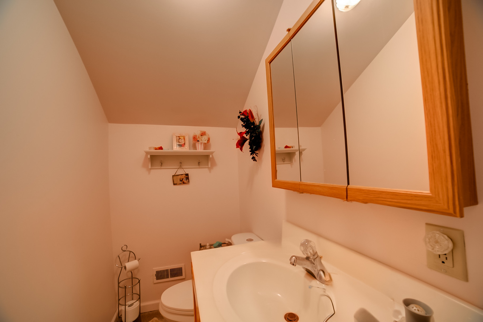 205 North Park Street Milford, IL 60953 - Photo 18 of 23 a bathroom with a sink and a mirror