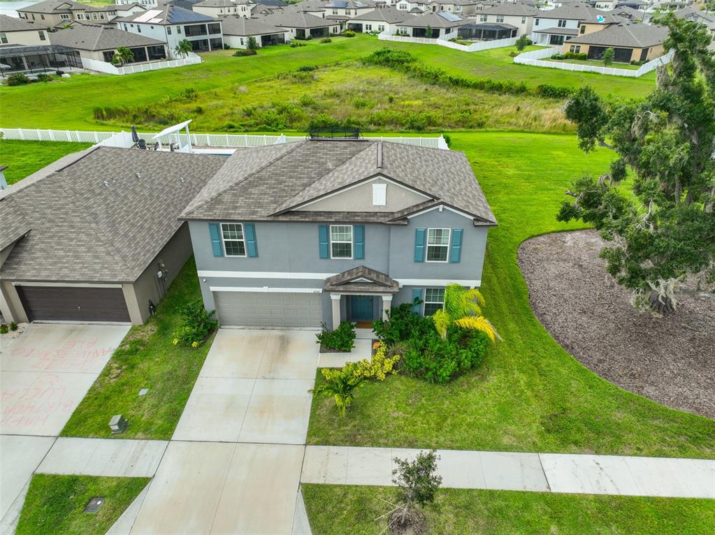 12746 Weston Oaks Lane Riverview, FL 33579 - Photo 48 of 56 an aerial view of a house