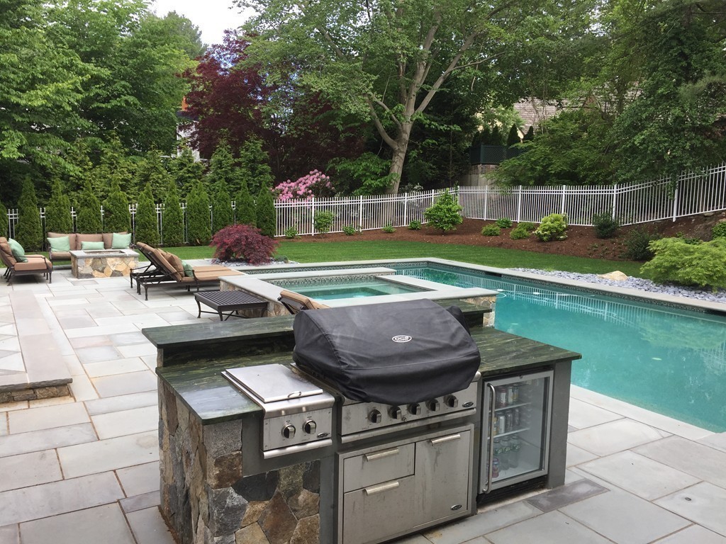 44 Valley Road Wellesley, MA 02481 - Photo 28 of 30 a view of a house with backyard space and sitting area