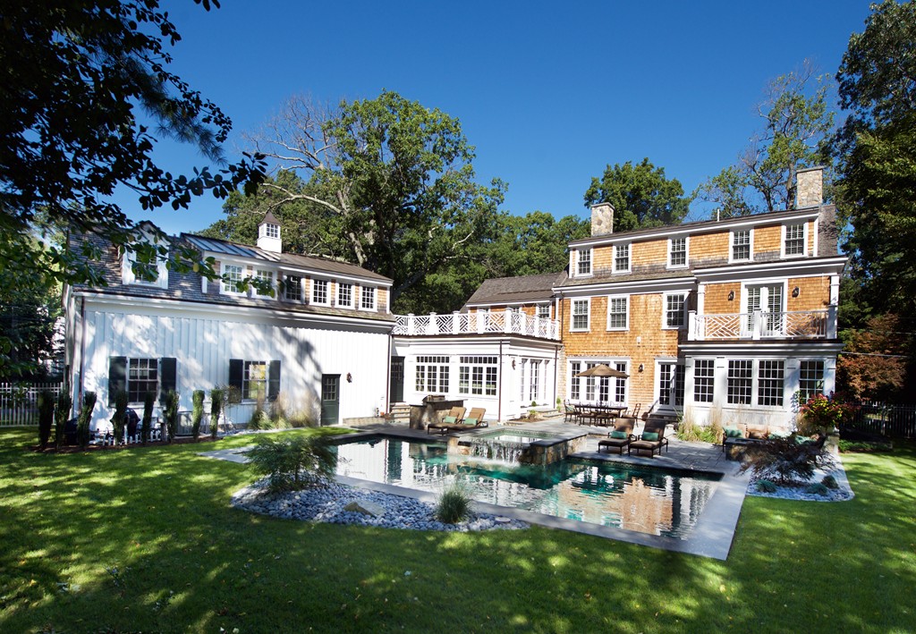 44 Valley Road Wellesley, MA 02481 - Photo 29 of 30 a view of a house with swimming pool and sitting area