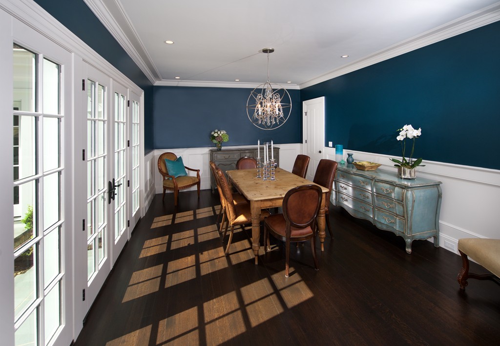 44 Valley Road Wellesley, MA 02481 - Photo 6 of 30 a view of a dining room with furniture and chandelier