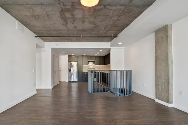 a view of a small space