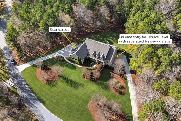 a view of a house with a garden